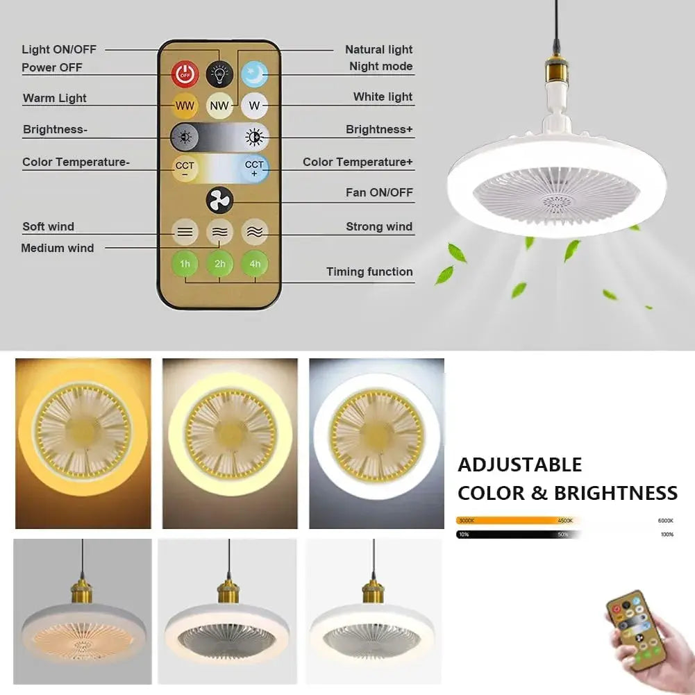 Ceiling Fan With Light Remote Control